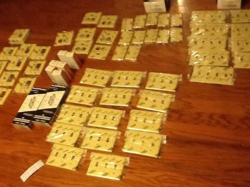 Large Lot Of 82 Wallplates &amp; Electrical Items Ivory Pass &amp; Seymour