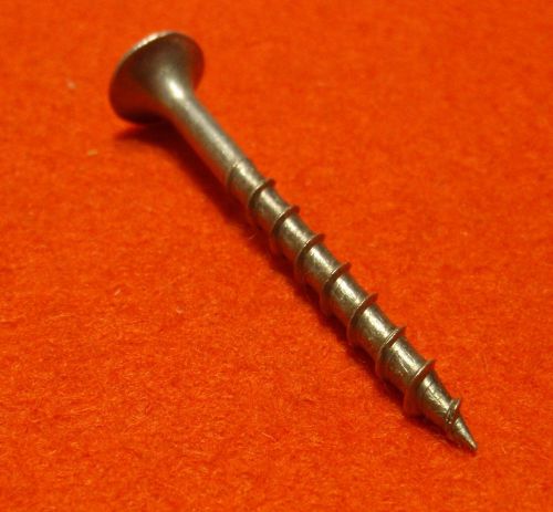 Stainless Steel 200 Pieces/Lot + Irwin Bit #8 x 1 5/8&#034; Square Drive Deck Screw,