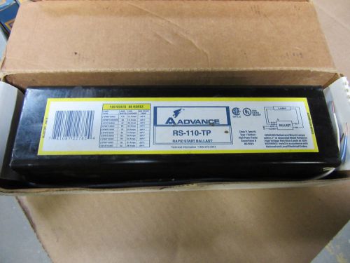 Advance RS-110-TP Rapid Start Ballast for (1) F96T12HO Lamp NEW!!! Free Shipping