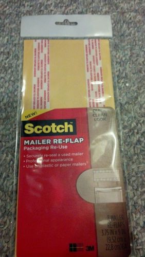 Scotch Mailer Re-Flaps, 3-3/4 x 6,  Manila, 8/Pk