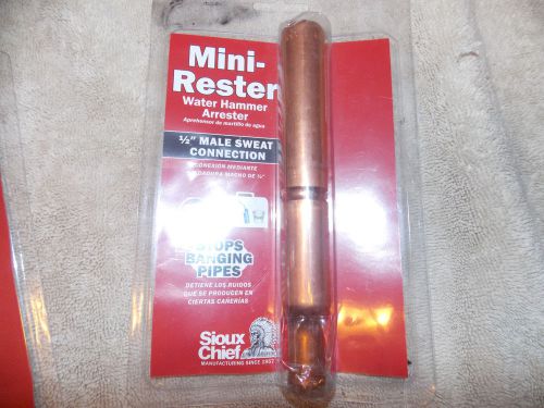 Sioux Chief 660-S 1/2-Inch Male Sweat Mini Rester Water Hammer Arrester