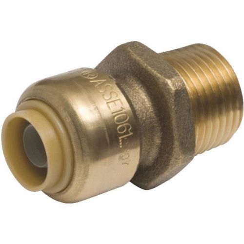 Sharkbite brass male adapter (push x male pipe)-1/4&#034;x1/2&#034;m adapter for sale
