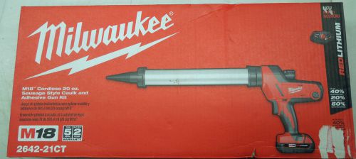 Milwaukee cordless caulk and adhesive gun kit for sale