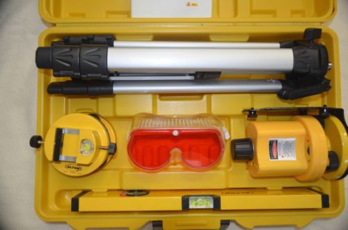 Alton Professional Multi-Beam Laser Level Kit~New In Case w /Tripod~Instructions