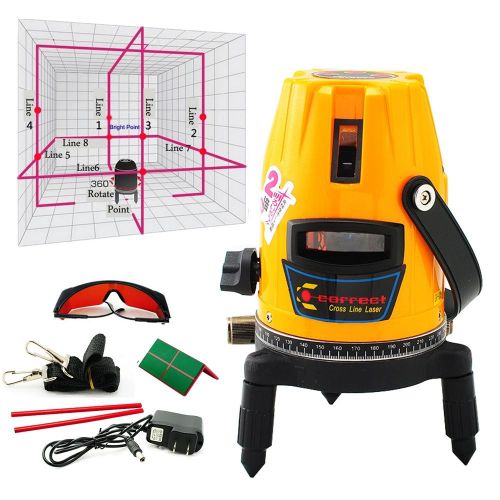 New Professional Automatic Self Leveling 5 Line 1 Point 4V1H Laser Level Measure