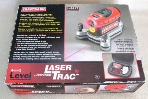 New Craftsman 4-in-1 Level Laser Trac