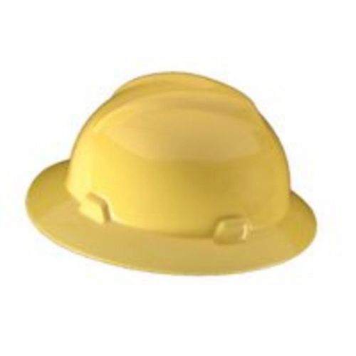 Yellow Hard Hat Full Brim SAFETY WORKS Respiratory Protection 454730