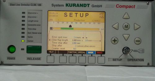 Clnk 100 Kurandt hhs glue line detector controller  bobst