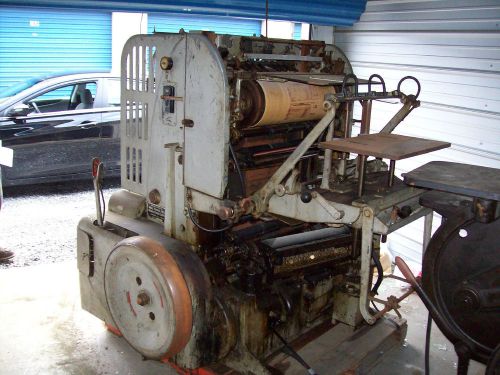 Miehle Vertical printing press serial number V-18926