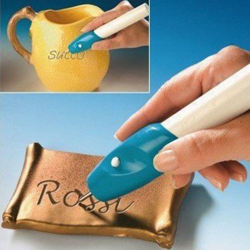 Spot Electric Engraving Pen Creative Carving Tool Pen with Small Tip Blue L5RG