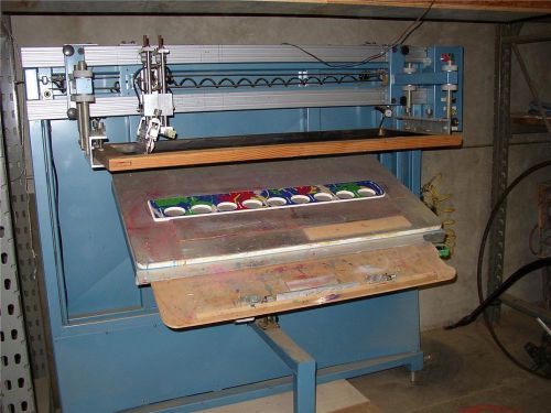 Silk screen printing press newman semi automatic 16x44 work area pick up calif for sale