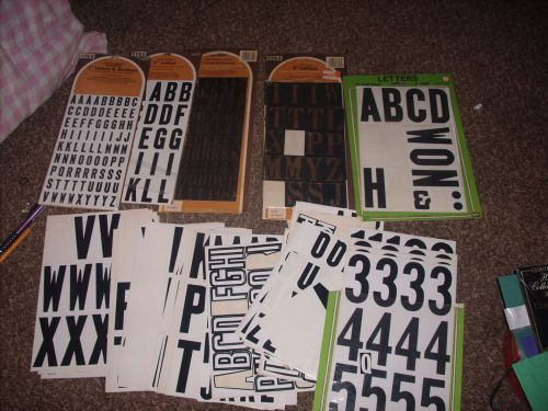 LOT OF  PARTIAL CARDS OF NUMBERS &amp; LETTERS  and other see photos