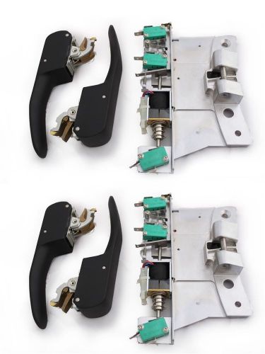 2x door lock for ipso washer &amp; 4x black door handle for ipso washer for sale
