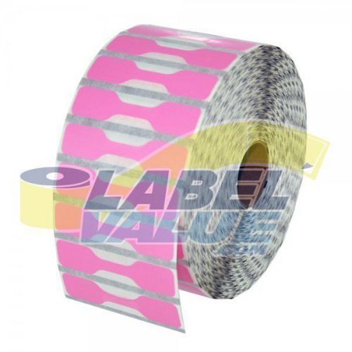 Zebra Compatible LV-10010064 Pink Jewelry Labels - Barbell Style LV-10010064P