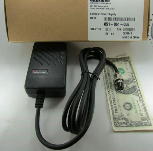 Intermec 30W Scanner Power Supply Adapters 12V 2.5A 120V Barcode 851-061-006 New