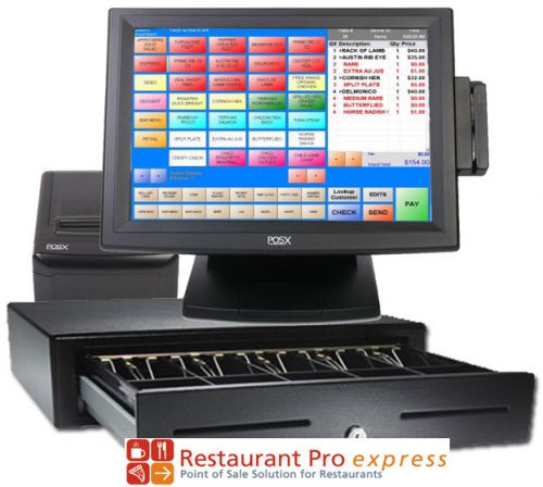 Pcamerica rpe pro restaurant all-in-one complete station new for sale