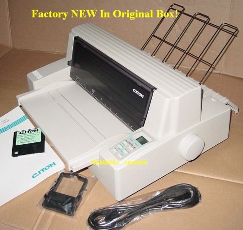 ~  new c.itoh c-650 dot matrix forms printer invoice pos cie epson &amp; ibm emulate for sale
