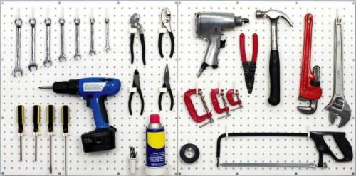 50 pc peg board hook kit - pegboard garage tool storage for sale