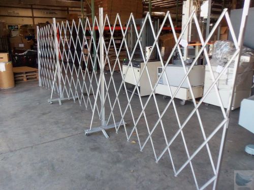 Illinois engineered products 20ft portable stretch gate xl-1265-ang &amp; xl665 ext. for sale