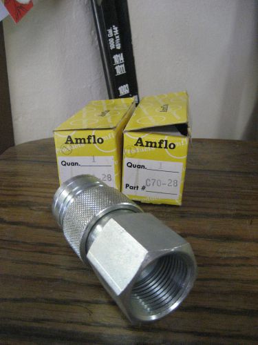 Amflo 1&#034; Coupler &amp; plug