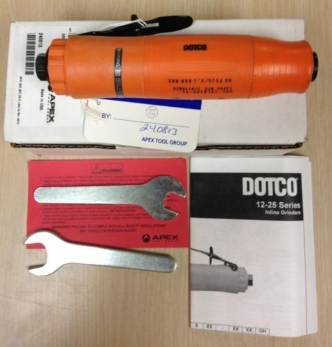 Dotco 12l2500-01  pneumatic air die grinder  apex tool 23000 rpm for sale