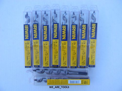 New 10 pc irwin 7-1/2&#034; ship auger drill bit set wood boring 11/16&#034;  nail for sale