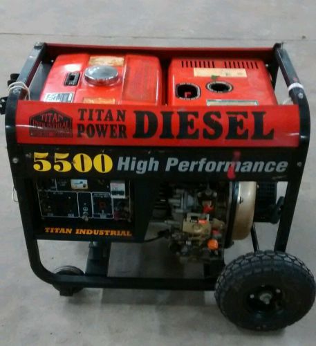 5500 titan diesel generator
