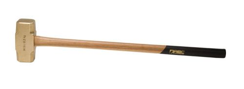 ABC Hammers Brass Sledge Hammer, 14-Pound, 32-Inch Hickory Wood Handle, #ABC14BW