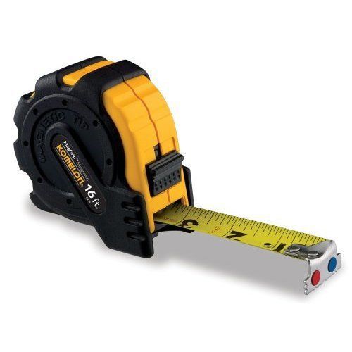 KOMELON 7416 16 ft. x 1&#034; MagGrip Magnetic End Tape Measure, BRAND NEW IN PKG