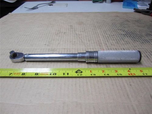 Snap on qd2r200 us made 3/8&#034; dr 200 inch lbs torque wrench mechanic tool for sale