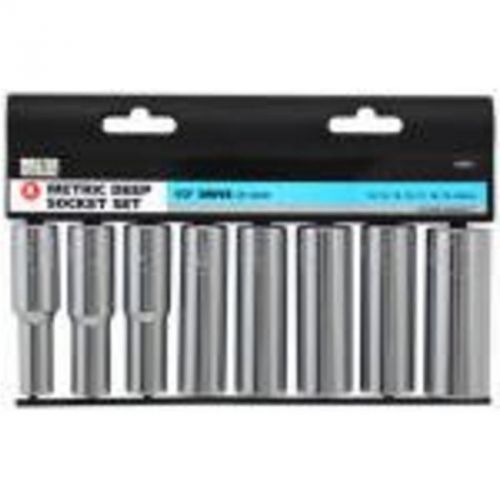 8 Piece Met Socket Set Master Mechanic Sockets 119071 052088000649