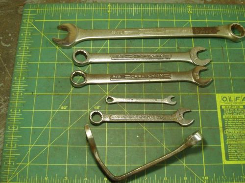 COMBINATION WRENCHES LOT OF 6  #52126