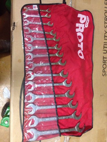 Proto 14 Piece Angled Open Ended SAE Wrench Set 3/8” - 1 1/4” Model # J3100B