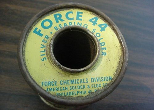 FORCE 44 SILVER BEARING SOLDER .062 INCHES No Reserve