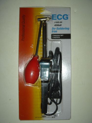 Ecg j-045-ds 45 watt electric de-soldering iron for sale