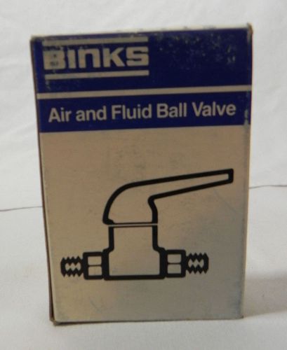 Binks Air and Fluid Ball Valve 72-11712 3/8” 4000 PSI 3/8” NPS (m) 3/8” NPT (m)