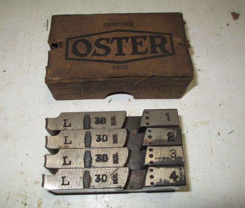 New oster 3d  bolt die set 3/4 x 10  nc - left hand thread for sale