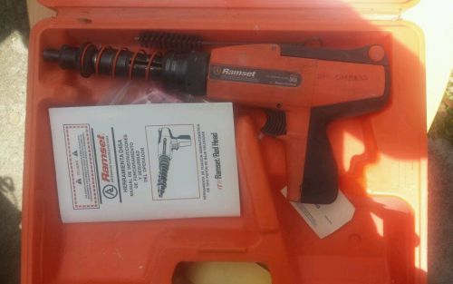 Ramset powder actuated d45a redhead concrete gun, 25 cal nailer tool fastener for sale