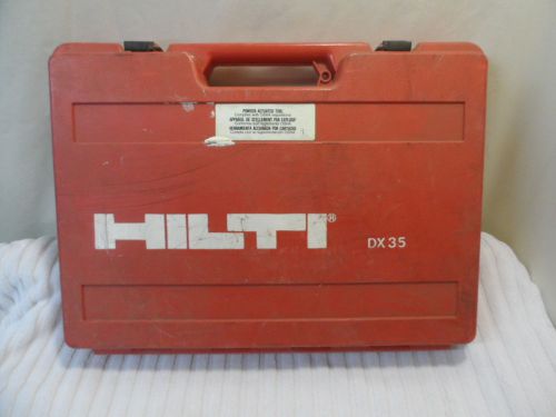 Hilti DX35 Powder Activated Pastner Drive Tool/Case