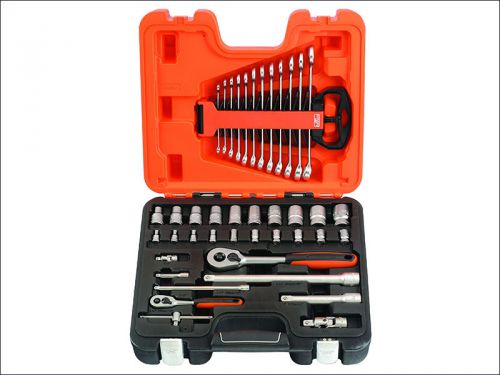 Bahco socket set &amp; spanners1/4&#034; &amp; 1/2&#034; drive 41 piece set sturdy case christmas for sale