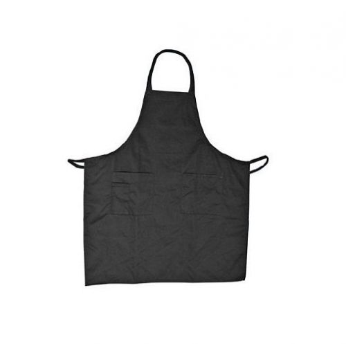 Unisex 3 pocket black bib apron for restaurant, commerical, or residential for sale