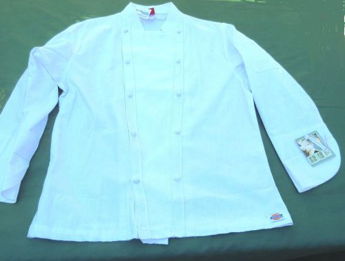 Dickies Executive Chef Coat 48 Chest White Cotton 42 NWT