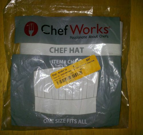 chef works chat chef hat white