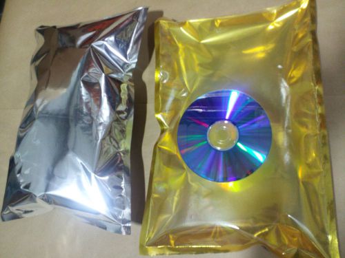 Bag Pillow Vacuum Seal Clear/Gold Silver Back Foil 50PCS 10&#034; x 15&#034; Large Size