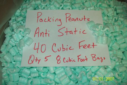 40 cubic feet packing peanuts 300 gallons anti static free shipping new for sale