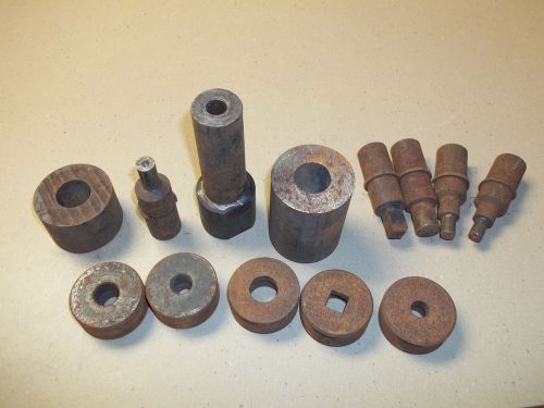 Punch and Dies for punch press Lot of 13