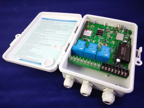 GSM remote controller box with three alarm input and three relay output