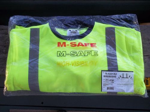NWT - M-Safe Majestic Hi Vis Sweatshirt - Style #75-5321/X2 - Size: 2X Large