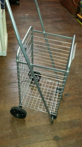 New Folding Wire Style Shopping Cart with Wheels folds up nice!