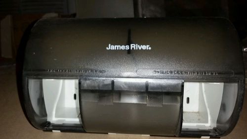 James River Compact Coreless Double Roll Covered Bathroom Tissue Dispenser- New
